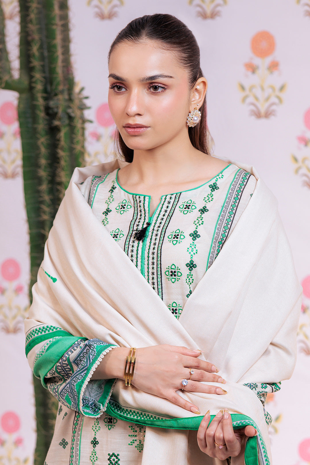 Zellbury | Winter Pret | Embroidered Kurta Dupatta Trouser - 3075 - by - Libasekhas UK - Registered Vendor of : Zellbury Women - 100% Original Designer Dresss