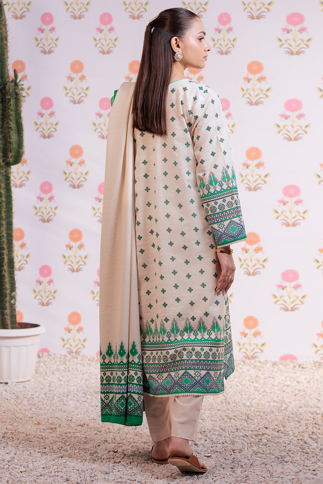 Zellbury | Winter Pret | Embroidered Kurta Dupatta Trouser - 3075 - by - Libasekhas UK - Registered Vendor of : Zellbury Women - 100% Original Designer Dresss