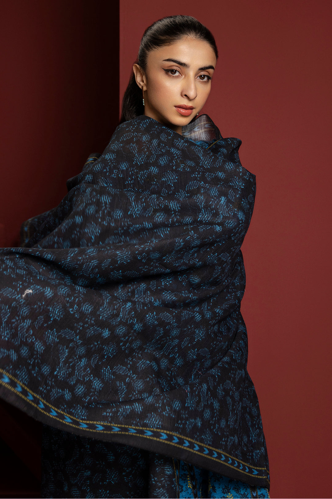 Zellbury | Winter Pret | Kurta Dupatta Trouser - 3115 - by - Libasekhas UK - Registered Vendor of : Zellbury Women - 100% Original Designer Dresss