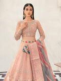 Gulaal | Wedding Formals | AFREEN GL-WS-22V1-29 (PEACH LEHNGA CHOLI) - by - Libasekhas UK - Registered Vendor of : Gulaal - 100% Original Designer Dresss
