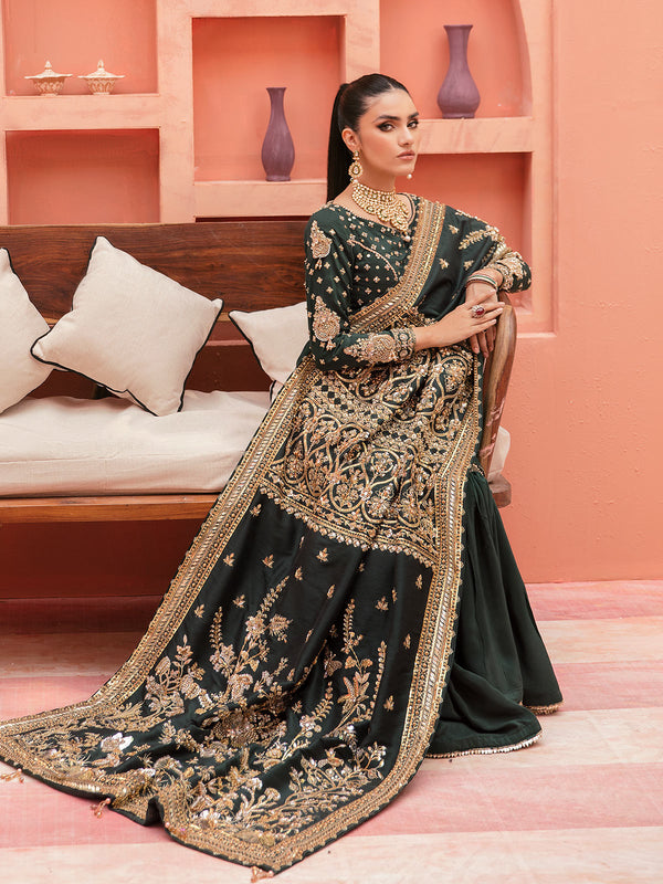 Gulaal | Wedding Formals | GL-WS-22V1-33 (SHIRT AND GHARARA) - by - Libasekhas UK - Registered Vendor of : Gulaal - 100% Original Designer Dresss