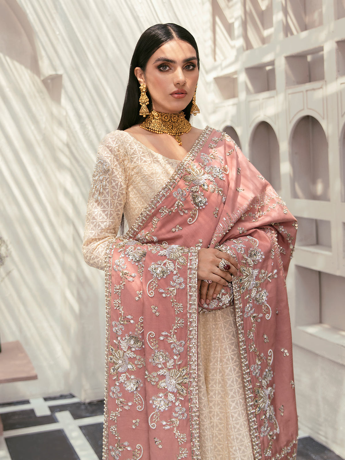 Gulaal | Wedding Formals | GL-WS-22V1-34 (PISHWAS AND CHOORIDAAR PYJAMA) - by - Libasekhas UK - Registered Vendor of : Gulaal - 100% Original Designer Dresss