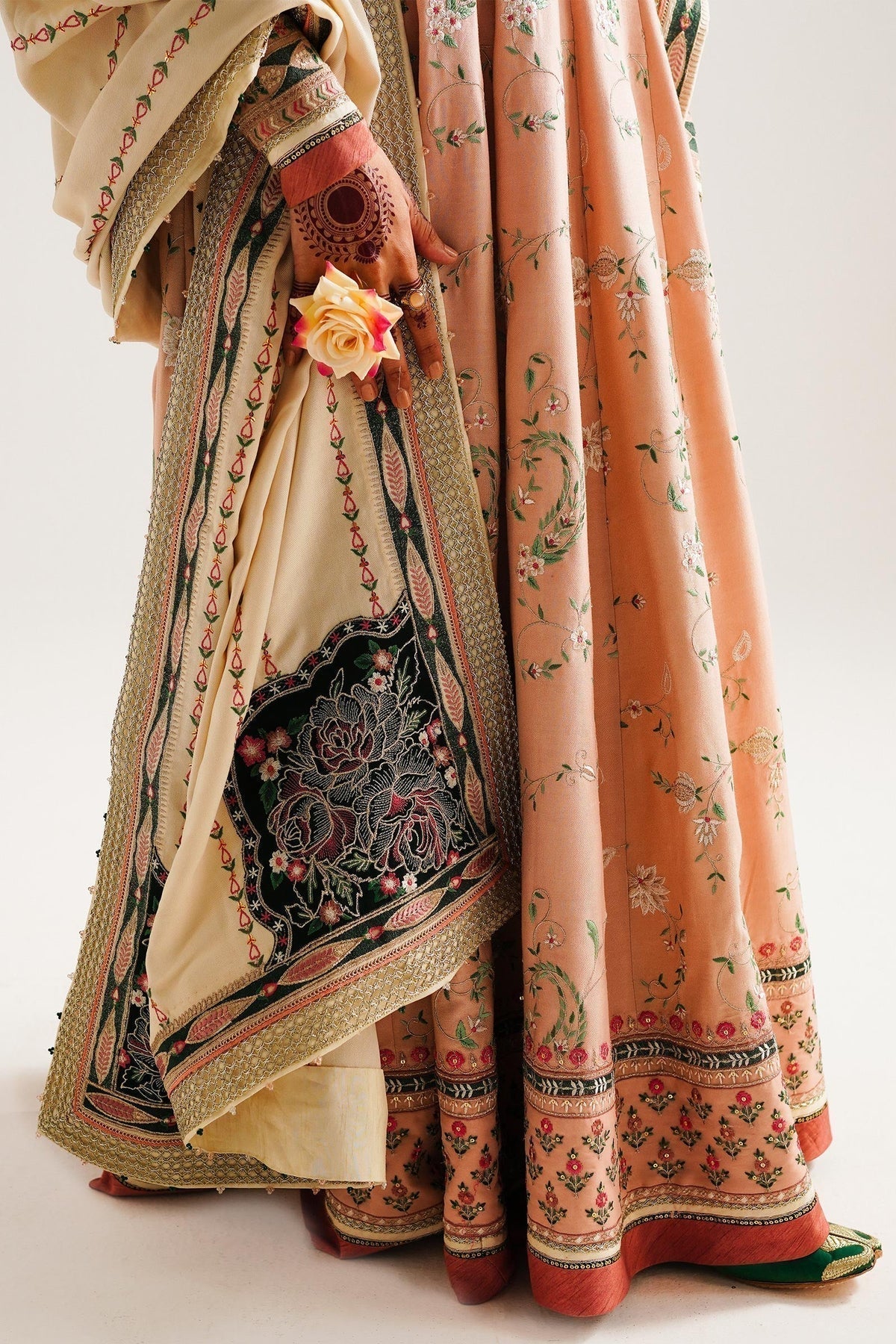 Zara ShahJahan | Winter Shawl 23 | WS23-D2 - by - Libasekhas UK - Registered Vendor of : Zara Shahjahan - 100% Original Designer Dresss