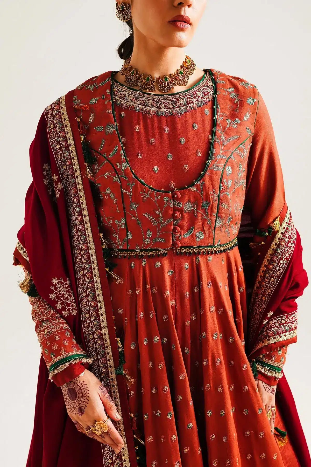 Zara ShahJahan | Winter Shawl 23 | WS23-D4 - by - Libasekhas UK - Registered Vendor of : Zara Shahjahan - 100% Original Designer Dresss