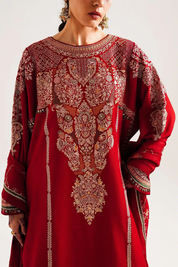 Zara ShahJahan | Winter Shawl 23 | WS23-D8 - by - Libasekhas UK - Registered Vendor of : Zara Shahjahan - 100% Original Designer Dresss