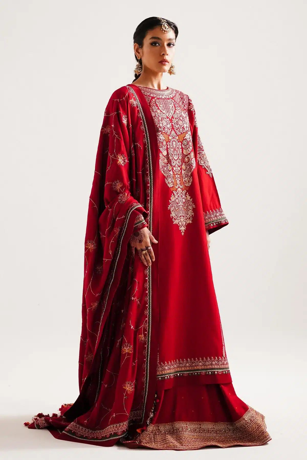 Zara ShahJahan | Winter Shawl 23 | WS23-D8 - by - Libasekhas UK - Registered Vendor of : Zara Shahjahan - 100% Original Designer Dresss