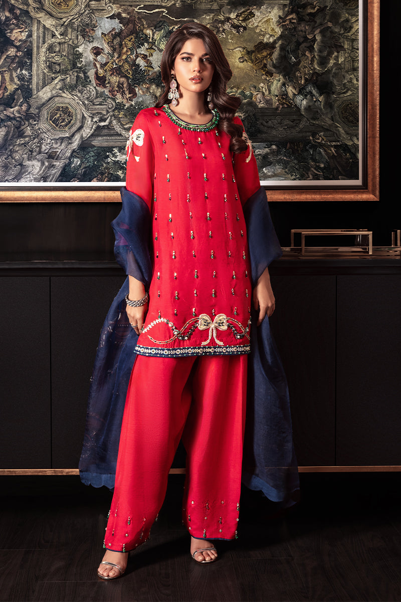 Wardha Saleem | Zimal Silk Edit | Sylvie - by Libasekhas UK - Registered Vendor of : Wardha Saleem - 100% Original Designer Dress
