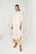 Wardha Saleem | Zimal Silk Edit | Nia (Pure Raw-Silk) - by Libasekhas UK - Registered Vendor of : Wardha Saleem - 100% Original Designer Dress