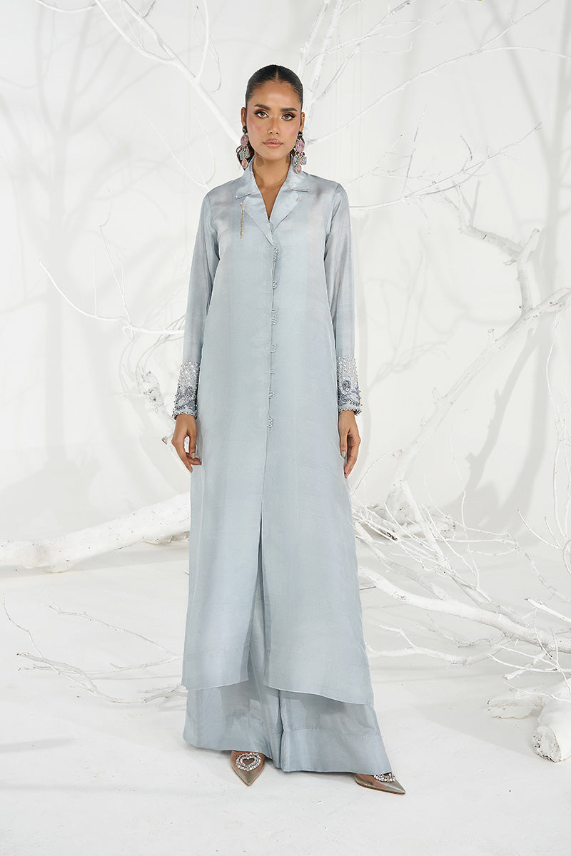 Wardha Saleem | Zimal Silk Edit | Amal (Pure Raw-Silk) - by Libasekhas UK - Registered Vendor of : Wardha Saleem - 100% Original Designer Dress