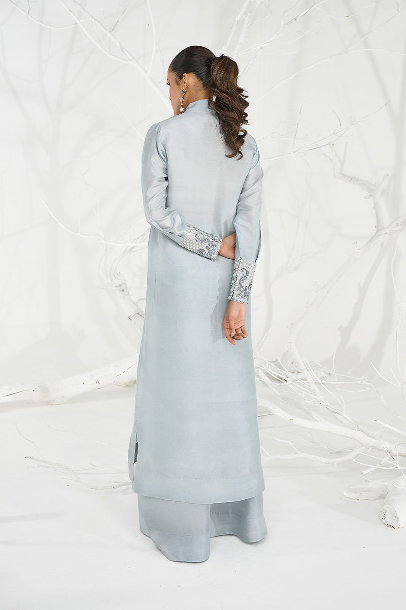 Wardha Saleem | Zimal Silk Edit | Amal (Pure Raw-Silk) - by Libasekhas UK - Registered Vendor of : Wardha Saleem - 100% Original Designer Dress