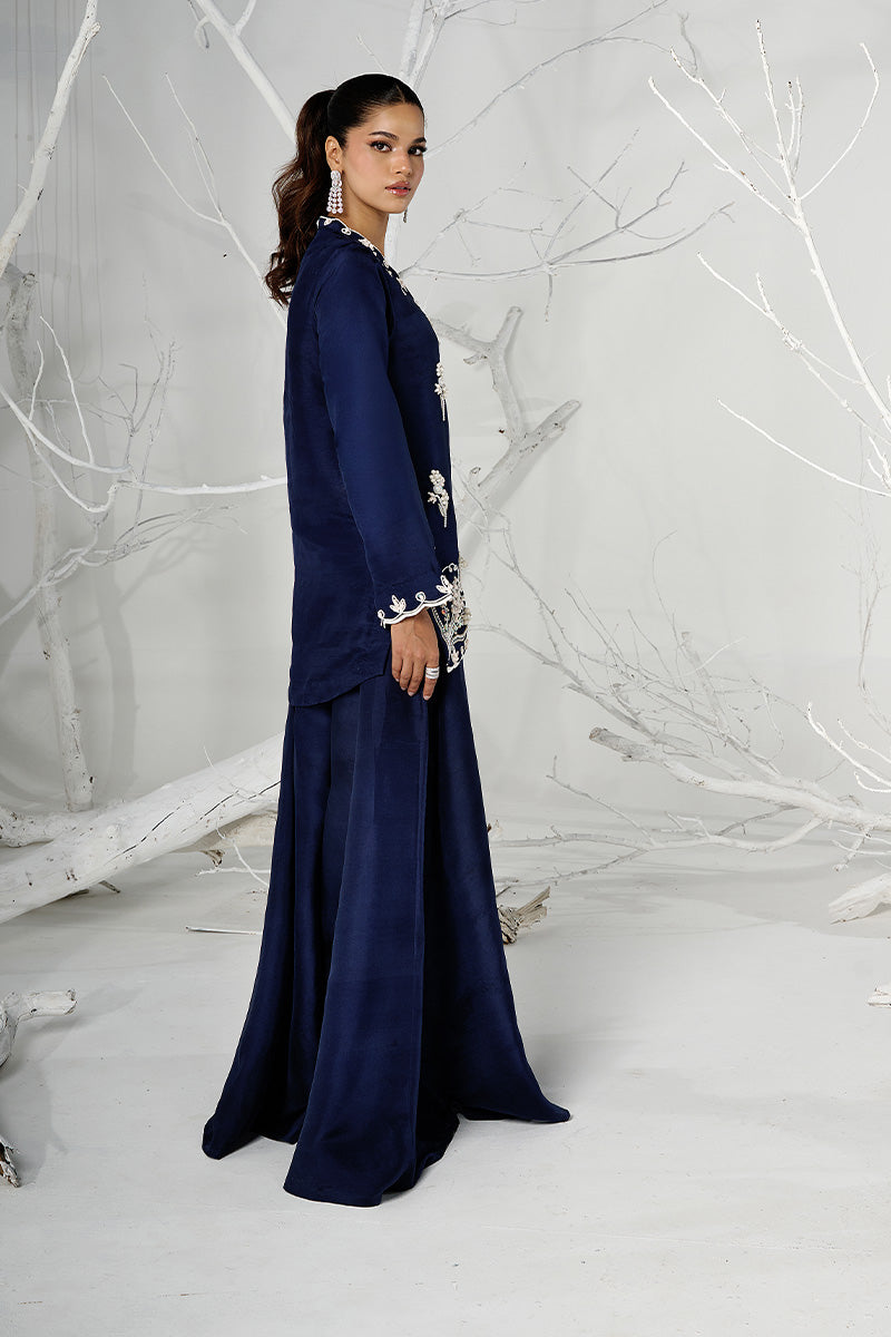 Wardha Saleem | Zimal Silk Edit | Lilia (Pure Raw-Silk) - by Libasekhas UK - Registered Vendor of : Wardha Saleem - 100% Original Designer Dress