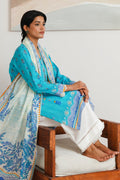 Zellbury | Unstitched 2 Piece Cambric | Embroidered Shirt Dupatta - 0020 - by - Libasekhas UK - Registered Vendor of : Zellbury Women - 100% Original Designer Dresss