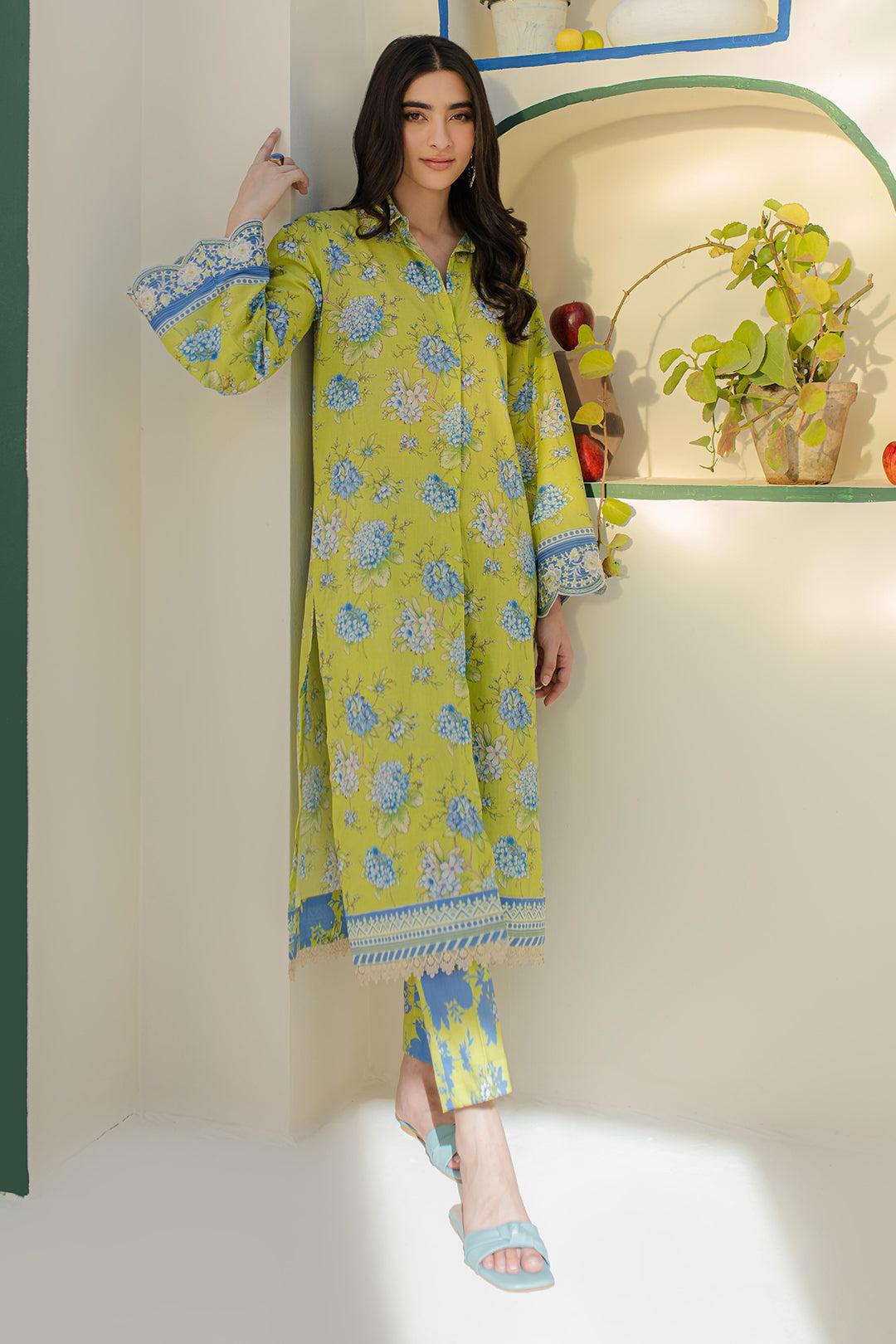 Zellbury | Unstitched 2 Piece Cambric | Embroidered Shirt Shalwar - 0104 - by - Libasekhas UK - Registered Vendor of : Zellbury Women - 100% Original Designer Dresss