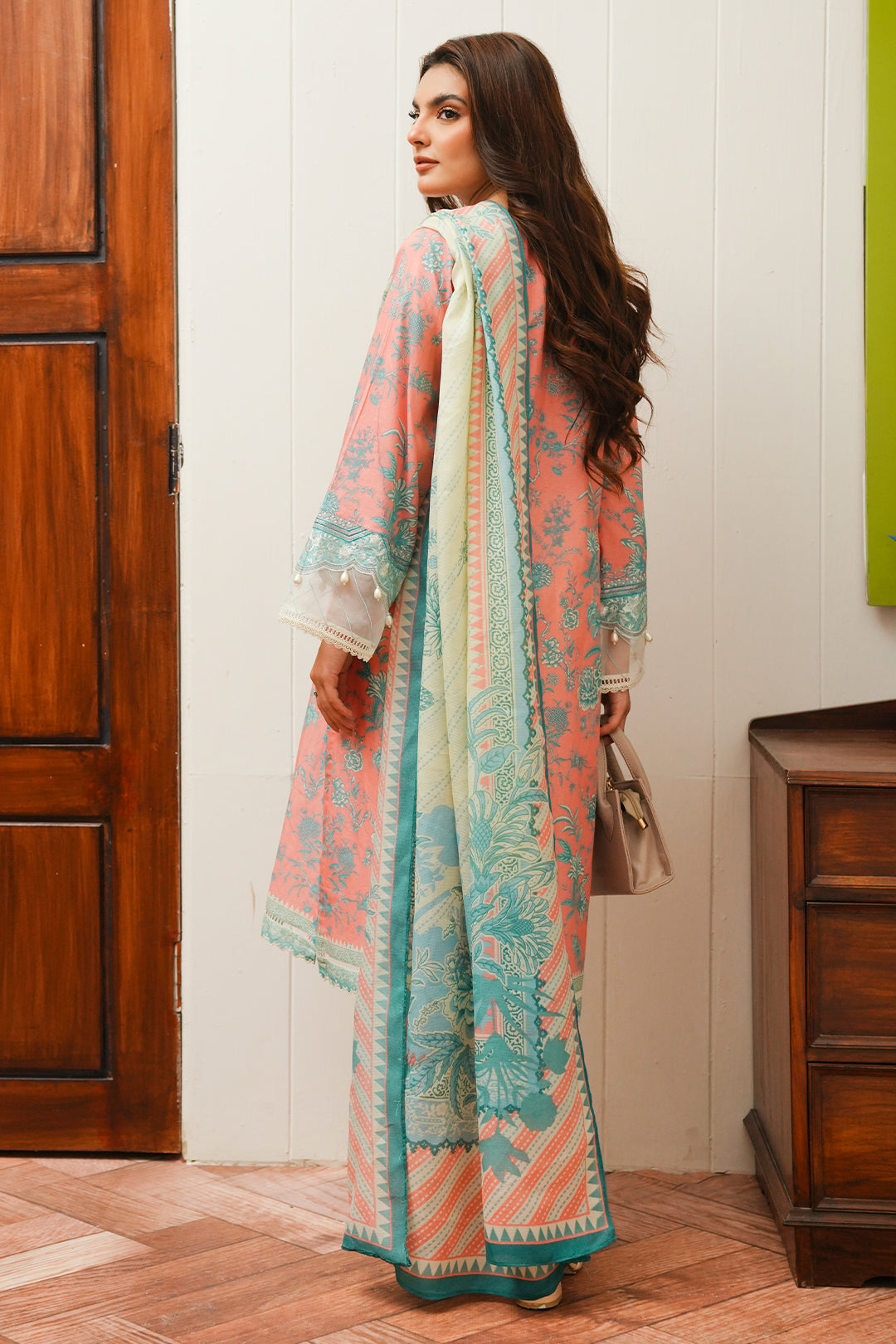 Zellbury | Unstitched 2 Piece Cambric | Embroidered Shirt Dupatta - 0106 - by - Libasekhas UK - Registered Vendor of : Zellbury Women - 100% Original Designer Dresss