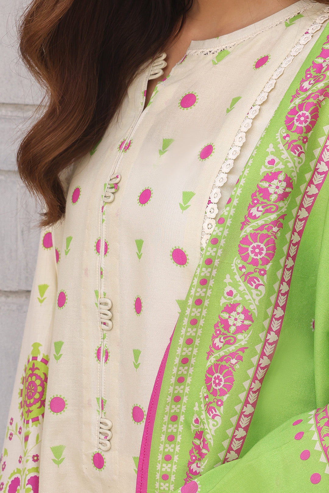 Zellbury | Unstitched 2 Piece Cambric | Embroidered Shirt Dupatta - 0111 - by - Libasekhas UK - Registered Vendor of : Zellbury Women - 100% Original Designer Dresss