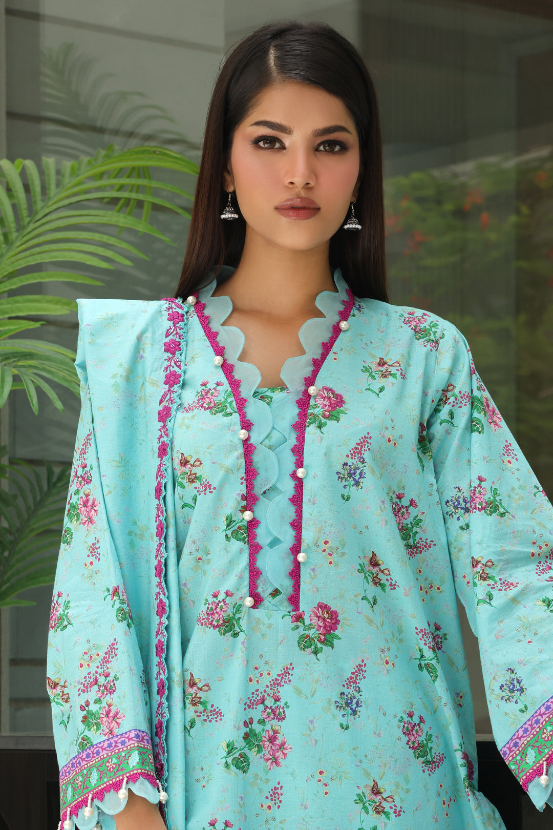 Zellbury | Unstitched 3 Piece Cambric | Embroidered Shirt Shalwar Dupatta - 0067 - by - Libasekhas UK - Registered Vendor of : Zellbury Women - 100% Original Designer Dresss