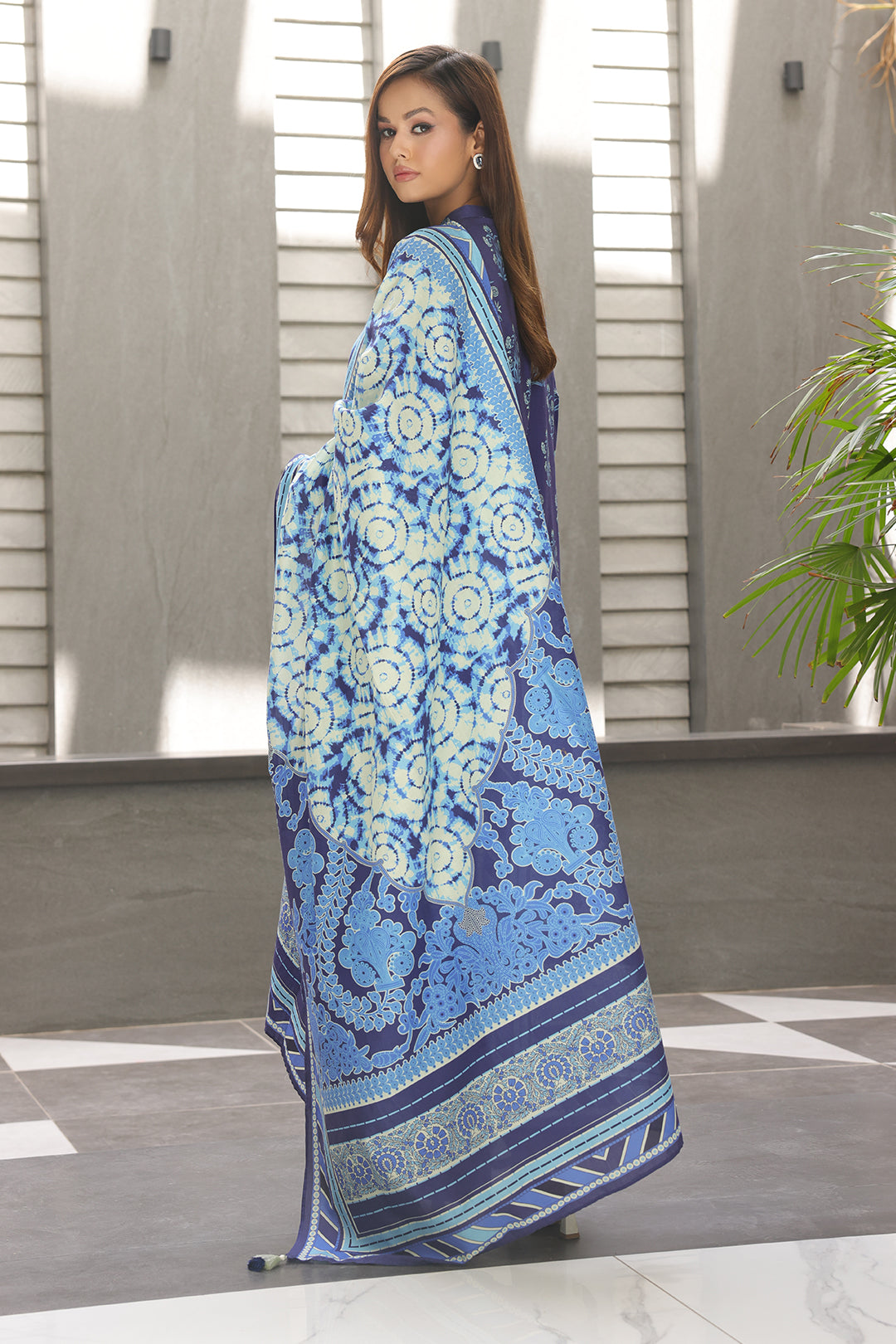 Zellbury | Unstitched 3 Piece Cambric | Embroidered Shirt Shalwar Dupatta - 0072 - by - Libasekhas UK - Registered Vendor of : Zellbury Women - 100% Original Designer Dresss