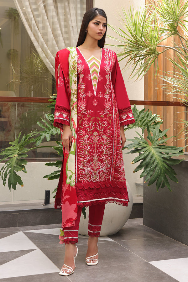 Zellbury | Unstitched 3 Piece Cambric | Embroidered Shirt Shalwar Dupatta - 0074 - by - Libasekhas UK - Registered Vendor of : Zellbury Women - 100% Original Designer Dresss