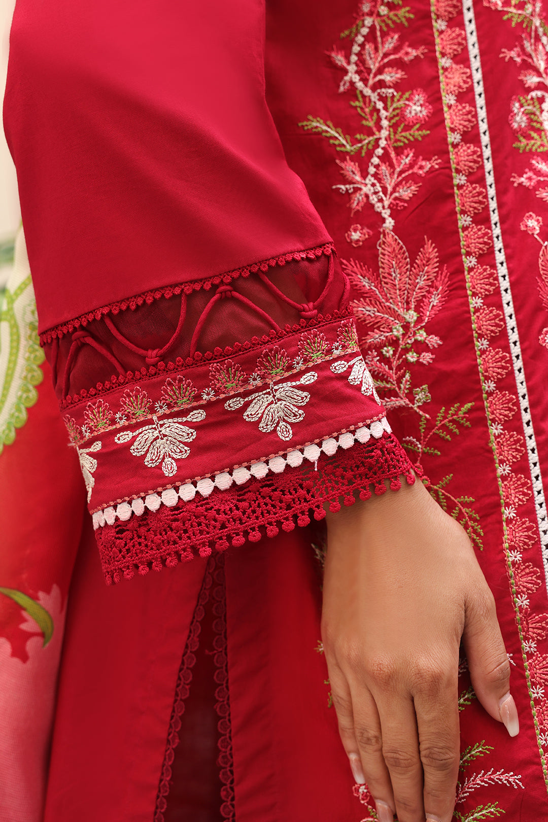 Zellbury | Unstitched 3 Piece Cambric | Embroidered Shirt Shalwar Dupatta - 0074 - by - Libasekhas UK - Registered Vendor of : Zellbury Women - 100% Original Designer Dresss