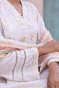 Zellbury | Unstitched 3 Piece Chambray | Embroidered Shirt Shalwar Dupatta - 0078 - by - Libasekhas UK - Registered Vendor of : Zellbury Women - 100% Original Designer Dresss