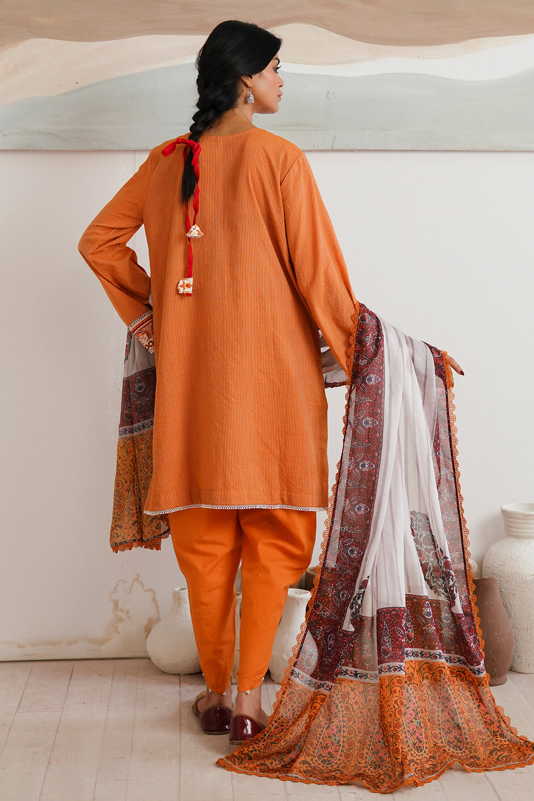 Zellbury | Unstitched 3 Piece Zari | Embroidered Shirt Shalwar Dupatta - 0085 - by - Libasekhas UK - Registered Vendor of : Zellbury Women - 100% Original Designer Dresss