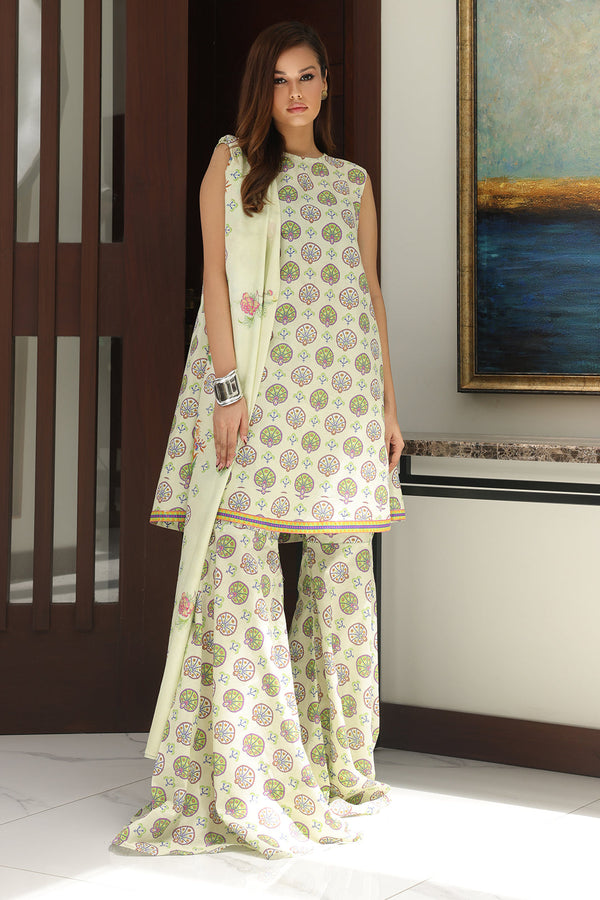 Zellbury | Unstitched 3 Piece Cambric | Embroidered Shirt Shalwar Dupatta - 0143 - by - Libasekhas UK - Registered Vendor of : Zellbury Women - 100% Original Designer Dresss
