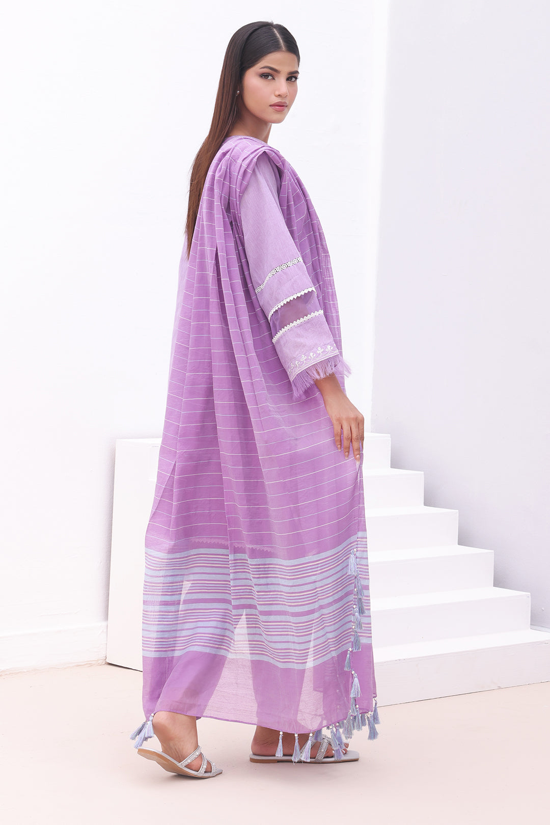 Zellbury | Unstitched 3 Piece Chambray | Embroidered Shirt Shalwar Dupatta - 0145 - by - Libasekhas UK - Registered Vendor of : Zellbury Women - 100% Original Designer Dresss