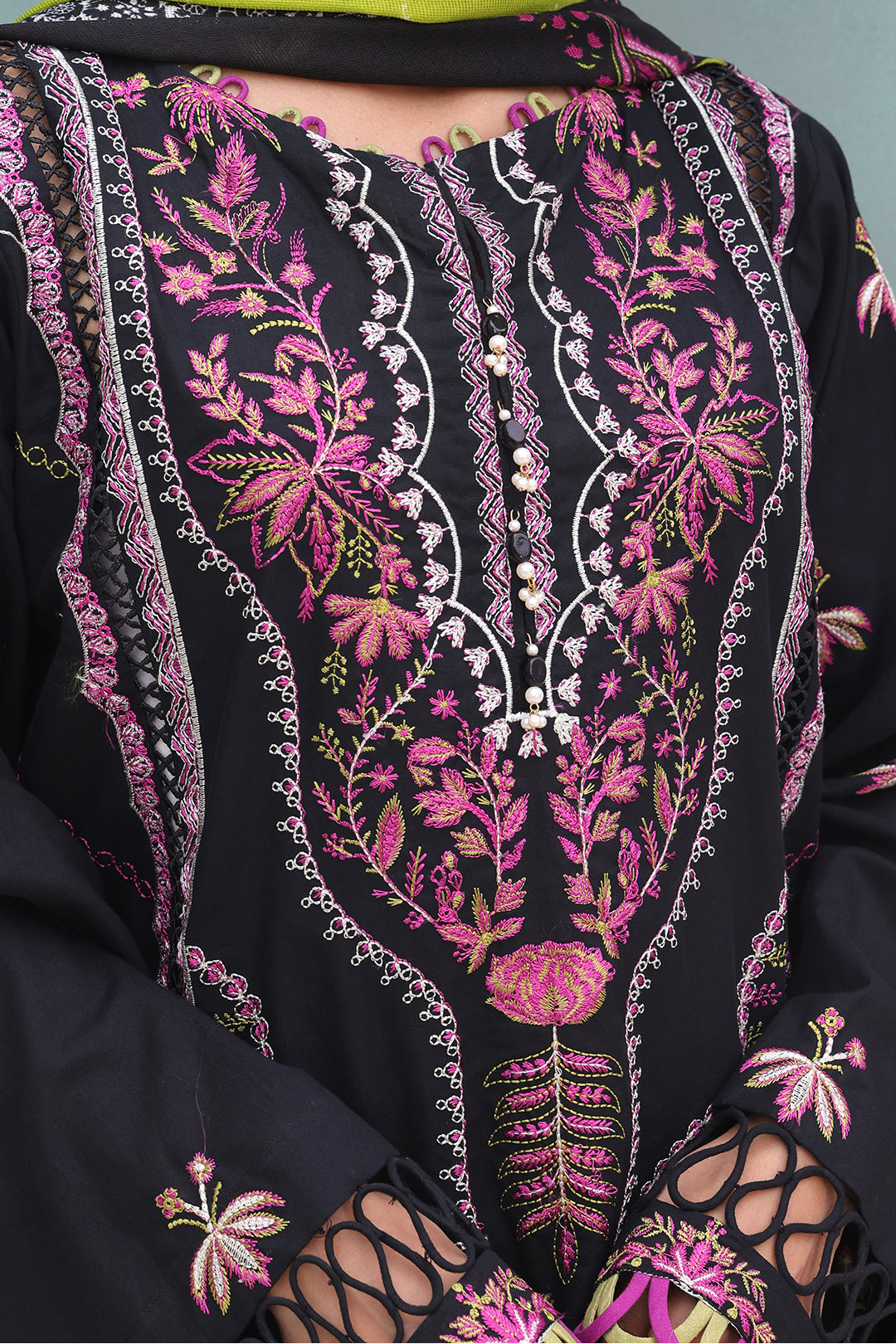 Zellbury | Unstitched 3 Piece Chambray | Embroidered Shirt Shalwar Dupatta - 0148 - by - Libasekhas UK - Registered Vendor of : Zellbury Women - 100% Original Designer Dresss