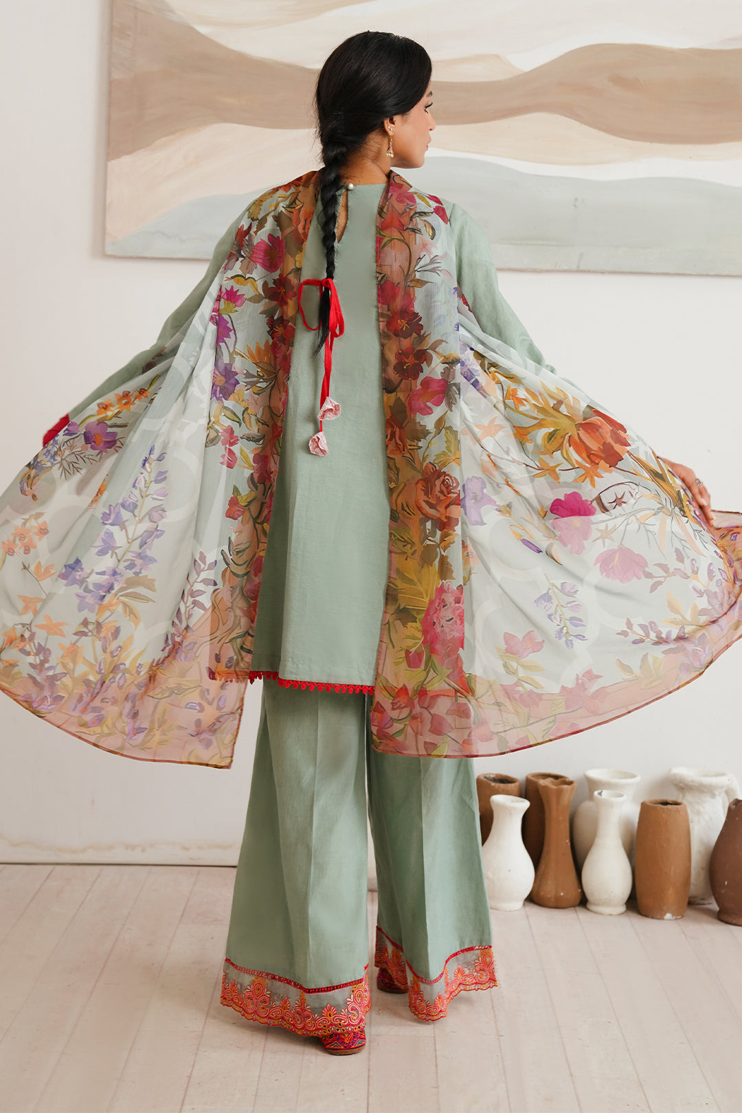 Zellbury | Unstitched 3 Piece Cambric | Embroidered Shirt Shalwar Dupatta - 0149 - by - Libasekhas UK - Registered Vendor of : Zellbury Women - 100% Original Designer Dresss