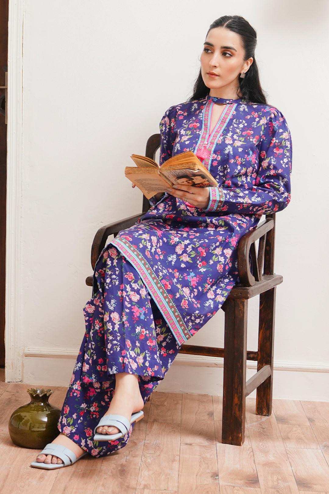 Zellbury | Unstitched 2 Piece Cambric | Shirt Shalwar - 0012 - by - Libasekhas UK - Registered Vendor of : Zellbury Women - 100% Original Designer Dresss