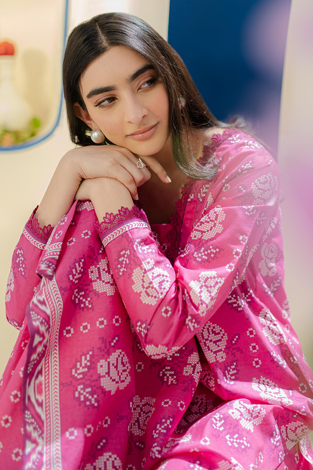 Zellbury | Unstitched 2 Piece Cambric | Shirt Shalwar - 0017 - by - Libasekhas UK - Registered Vendor of : Zellbury Women - 100% Original Designer Dresss