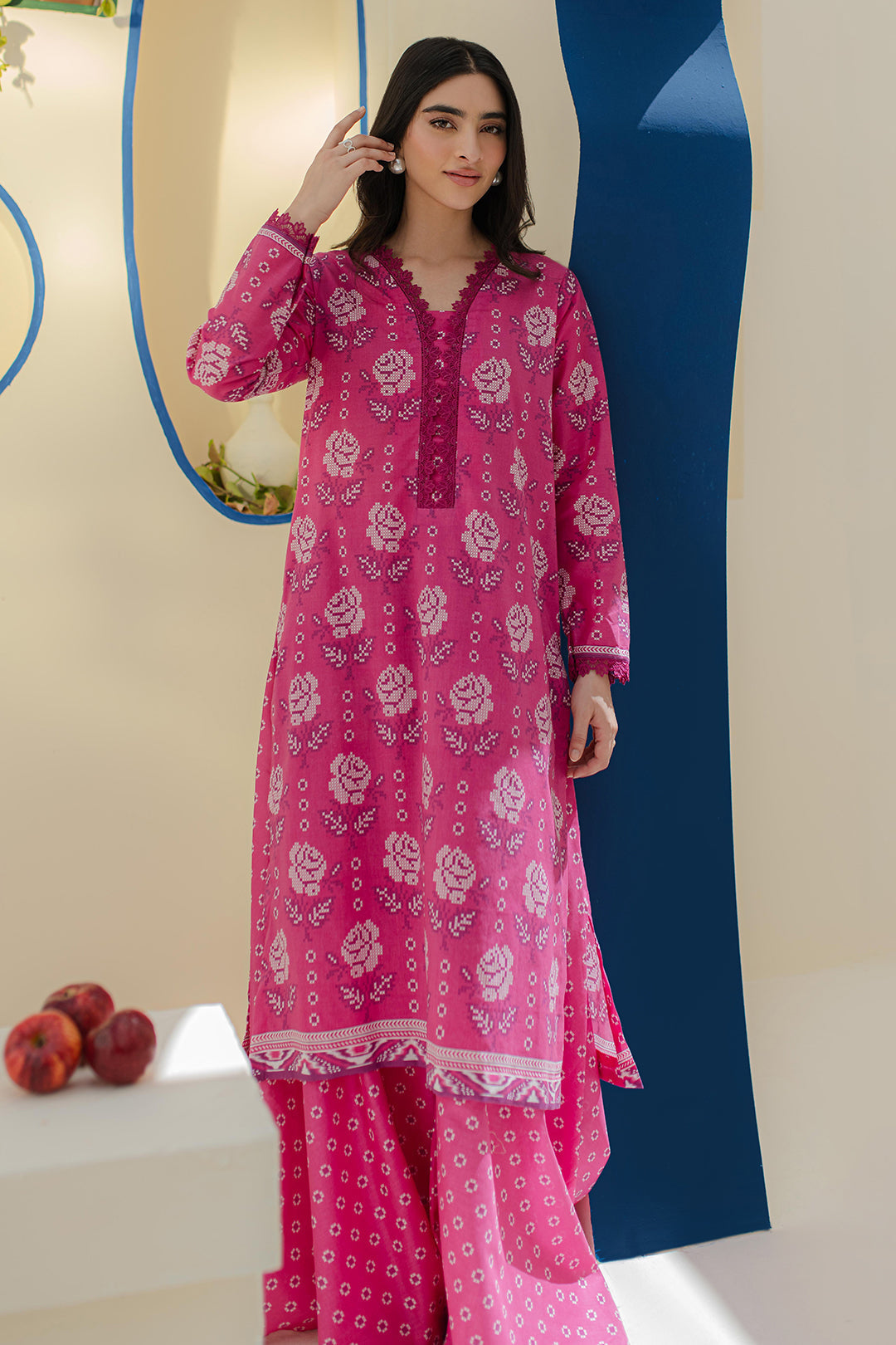 Zellbury | Unstitched 2 Piece Cambric | Shirt Shalwar - 0017 - by - Libasekhas UK - Registered Vendor of : Zellbury Women - 100% Original Designer Dresss