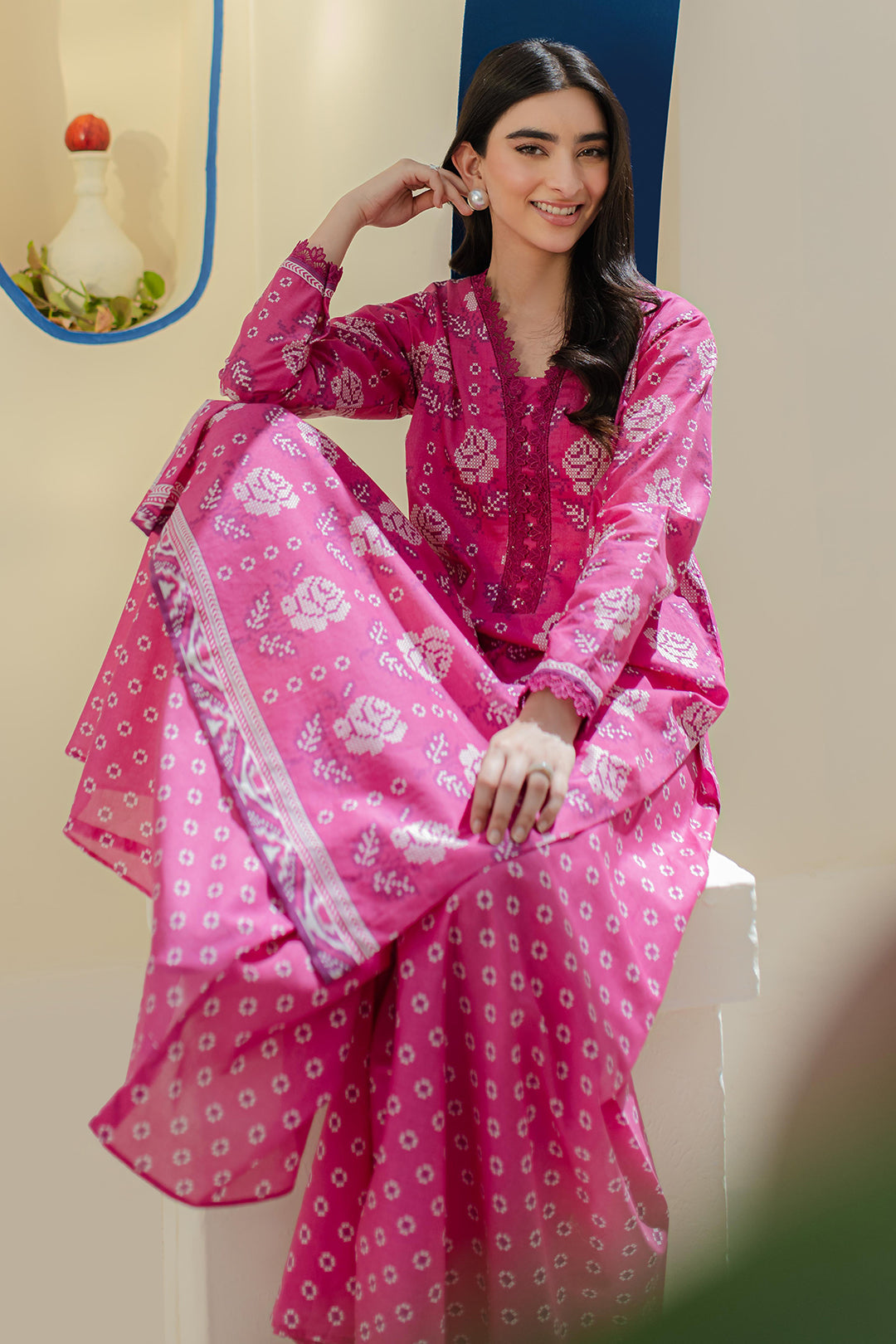Zellbury | Unstitched 2 Piece Cambric | Shirt Shalwar - 0017 - by - Libasekhas UK - Registered Vendor of : Zellbury Women - 100% Original Designer Dresss