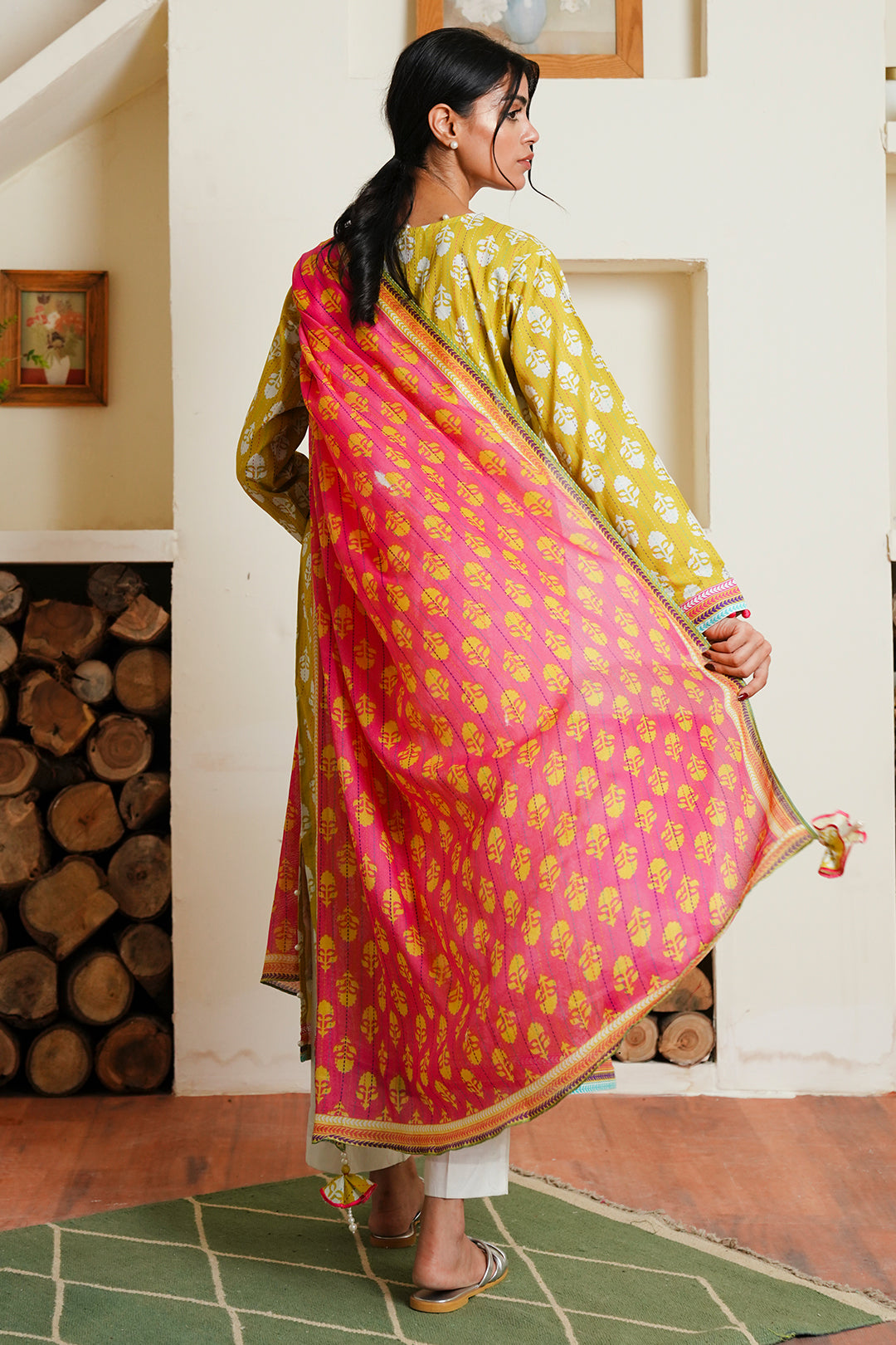 Zellbury | Unstitched 2 Piece Cambric | Shirt Dupatta - 0089 - by - Libasekhas UK - Registered Vendor of : Zellbury Women - 100% Original Designer Dresss