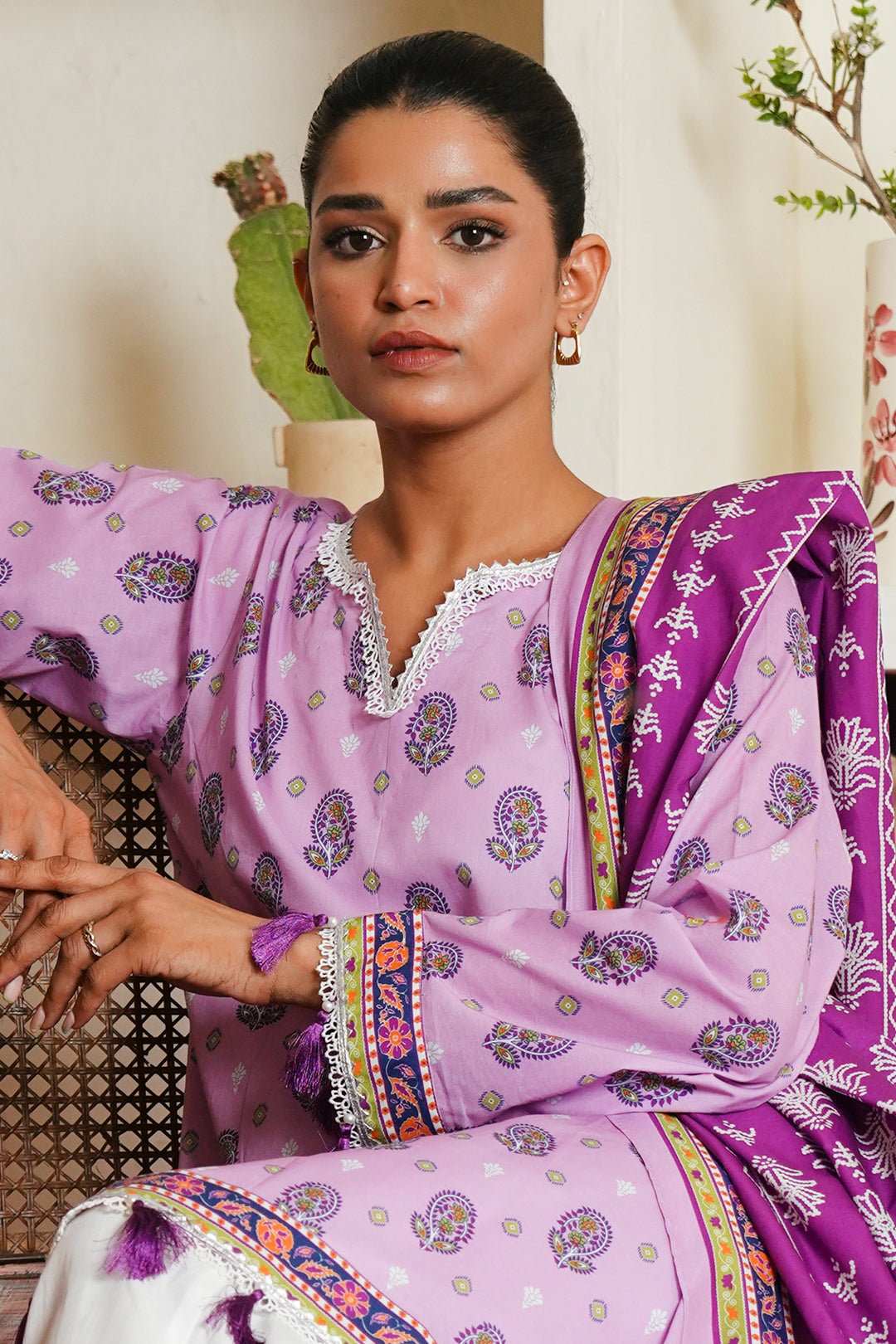 Zellbury | Unstitched 2 Piece Cambric | Shirt Dupatta - 0094 - by - Libasekhas UK - Registered Vendor of : Zellbury Women - 100% Original Designer Dresss