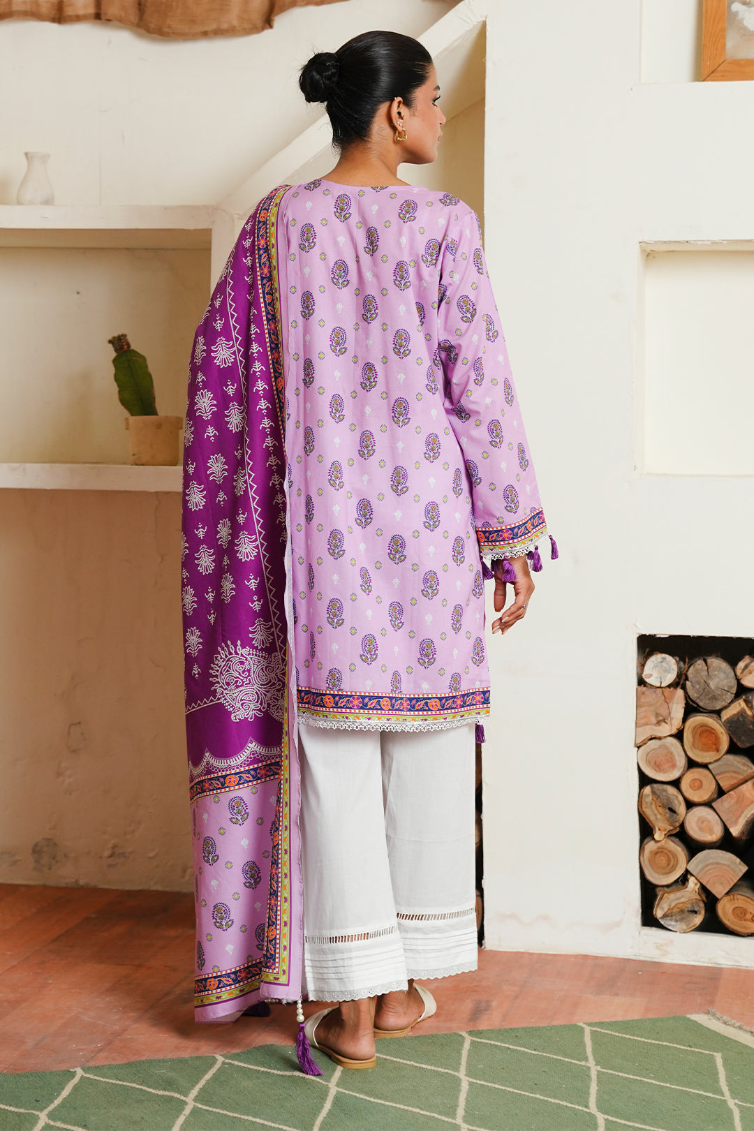 Zellbury | Unstitched 2 Piece Cambric | Shirt Dupatta - 0094 - by - Libasekhas UK - Registered Vendor of : Zellbury Women - 100% Original Designer Dresss