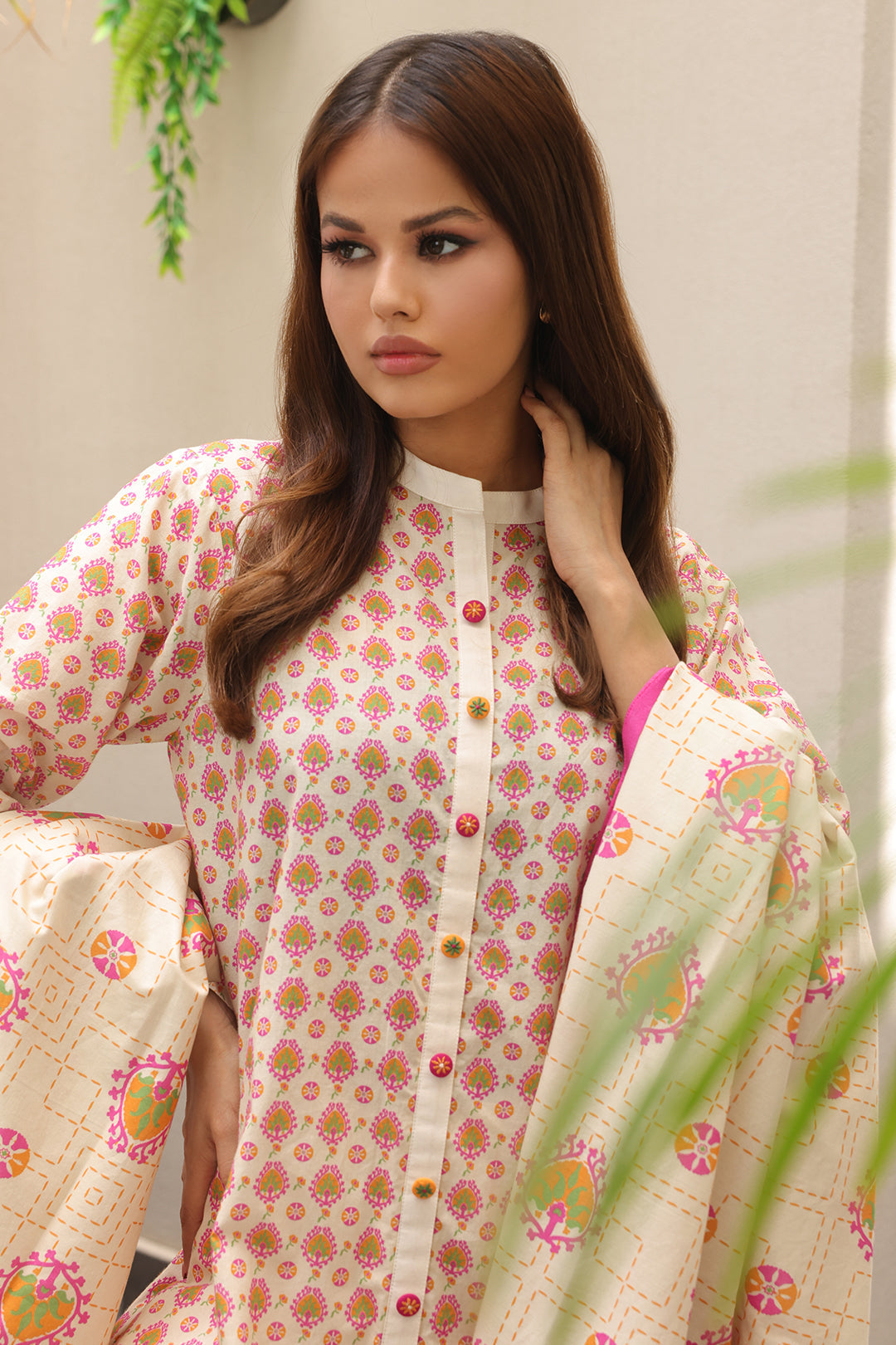 Zellbury | Unstitched 2 Piece Cambric | Shirt Dupatta - 0096 - by - Libasekhas UK - Registered Vendor of : Zellbury Women - 100% Original Designer Dresss
