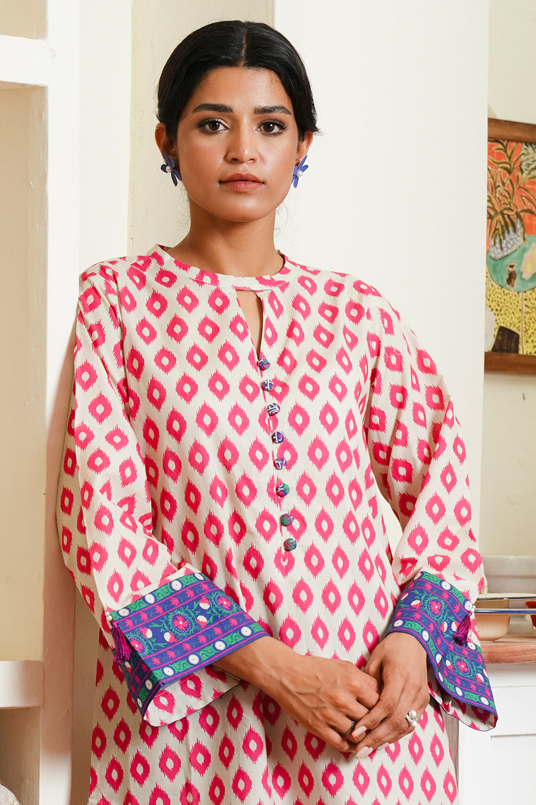 Zellbury | Unstitched 2 Piece Cambric | Shirt Shalwar - 0098 - by - Libasekhas UK - Registered Vendor of : Zellbury Women - 100% Original Designer Dresss