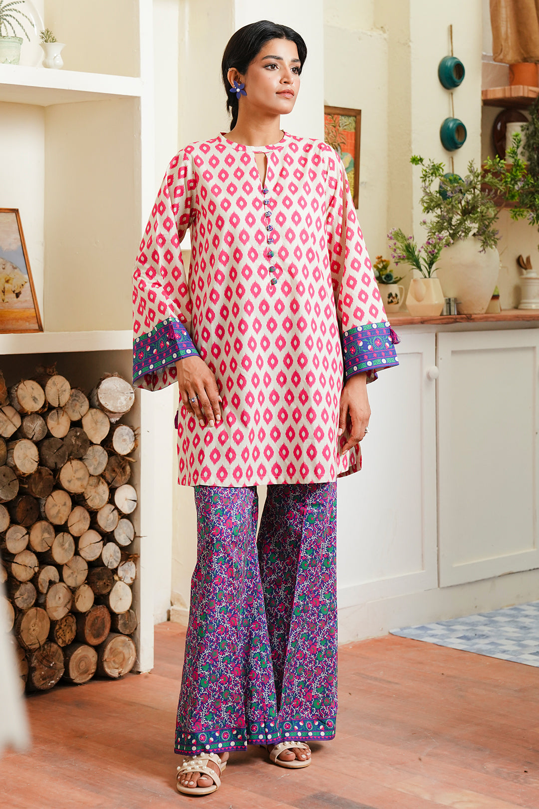 Zellbury | Unstitched 2 Piece Cambric | Shirt Shalwar - 0098 - by - Libasekhas UK - Registered Vendor of : Zellbury Women - 100% Original Designer Dresss