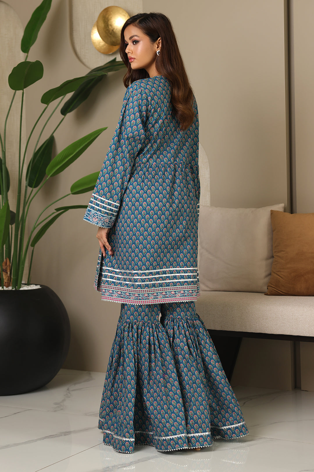 Zellbury | Unstitched 2 Piece Cambric | Shirt Shalwar - 0100 - by - Libasekhas UK - Registered Vendor of : Zellbury Women - 100% Original Designer Dresss