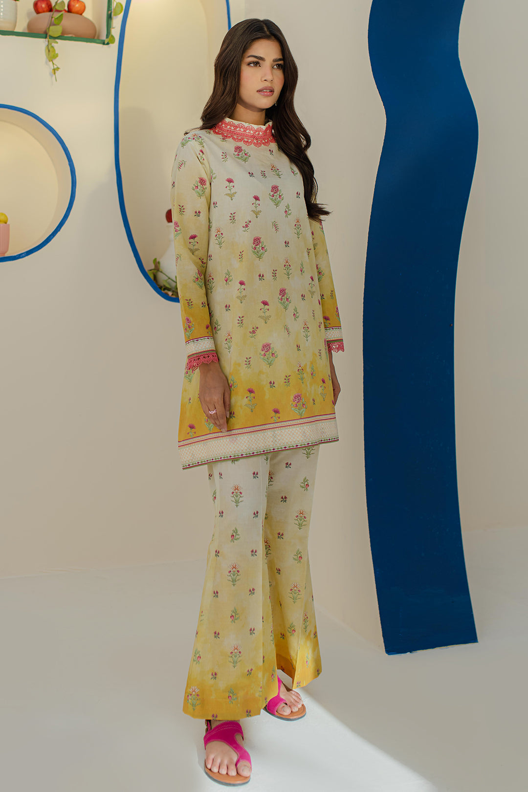Zellbury | Unstitched 2 Piece Cambric | Shirt Shalwar - 0101 - by - Libasekhas UK - Registered Vendor of : Zellbury Women - 100% Original Designer Dresss