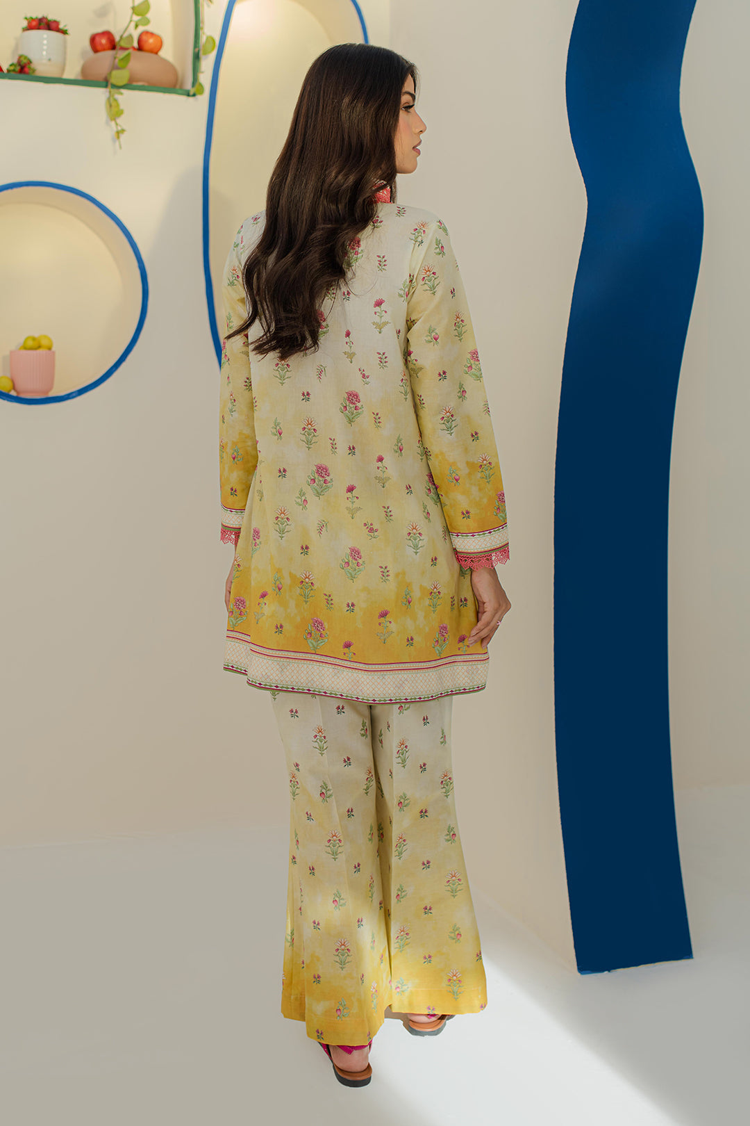Zellbury | Unstitched 2 Piece Cambric | Shirt Shalwar - 0101 - by - Libasekhas UK - Registered Vendor of : Zellbury Women - 100% Original Designer Dresss