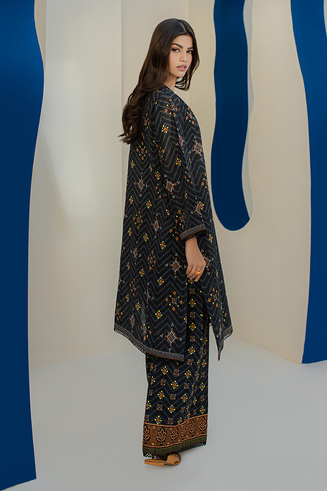 Zellbury | Unstitched 2 Piece Cambric | Shirt Shalwar - 0102 - by - Libasekhas UK - Registered Vendor of : Zellbury Women - 100% Original Designer Dresss