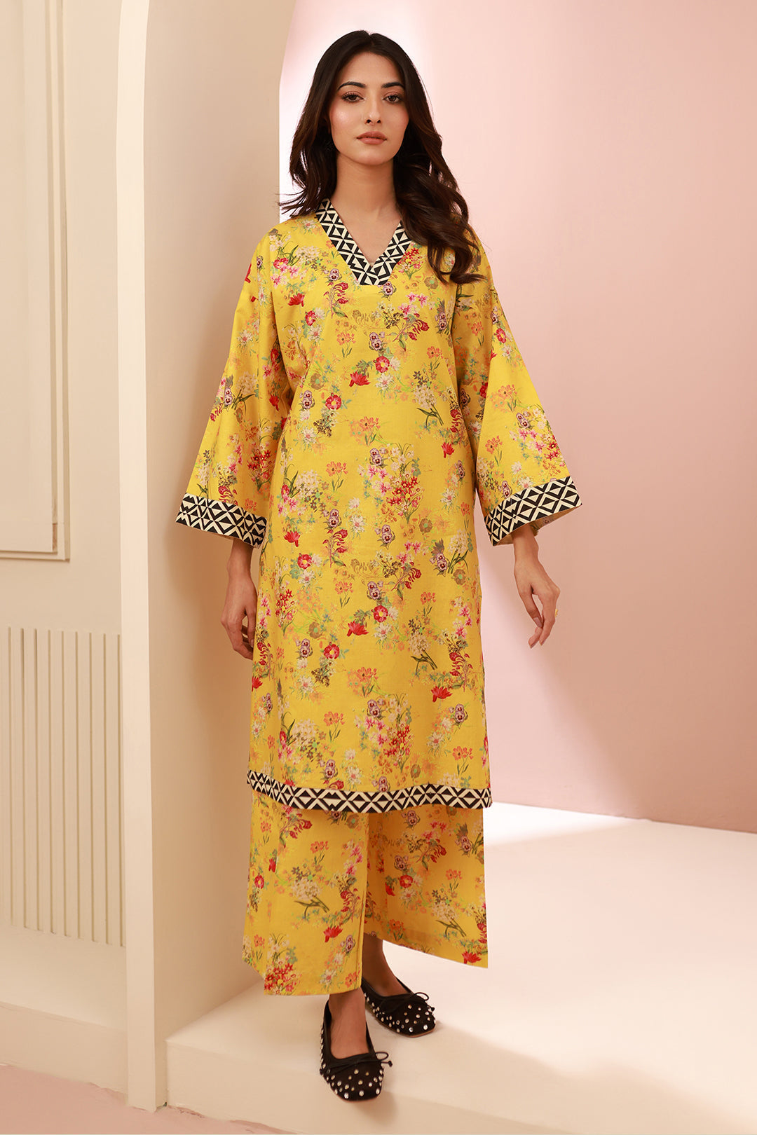 Zellbury | Unstitched 2 Piece Cambric | Shirt Shalwar - 0609 - by - Libasekhas UK - Registered Vendor of : Zellbury Women - 100% Original Designer Dresss