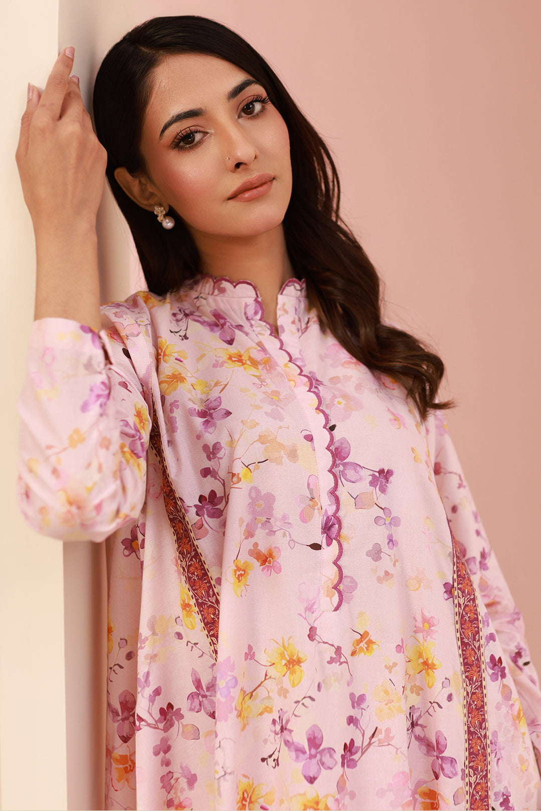 Zellbury | Unstitched 2 Piece Cambric | Shirt Shalwar - 0610 - by - Libasekhas UK - Registered Vendor of : Zellbury Women - 100% Original Designer Dresss