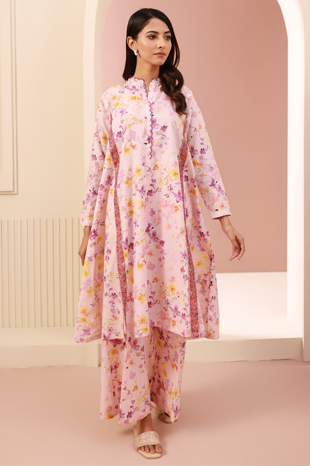 Zellbury | Unstitched 2 Piece Cambric | Shirt Shalwar - 0610 - by - Libasekhas UK - Registered Vendor of : Zellbury Women - 100% Original Designer Dresss