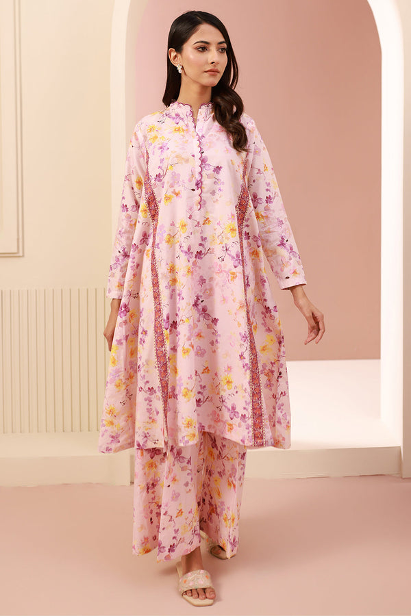 Zellbury | Unstitched 2 Piece Cambric | Shirt Shalwar - 0610 - by - Libasekhas UK - Registered Vendor of : Zellbury Women - 100% Original Designer Dresss