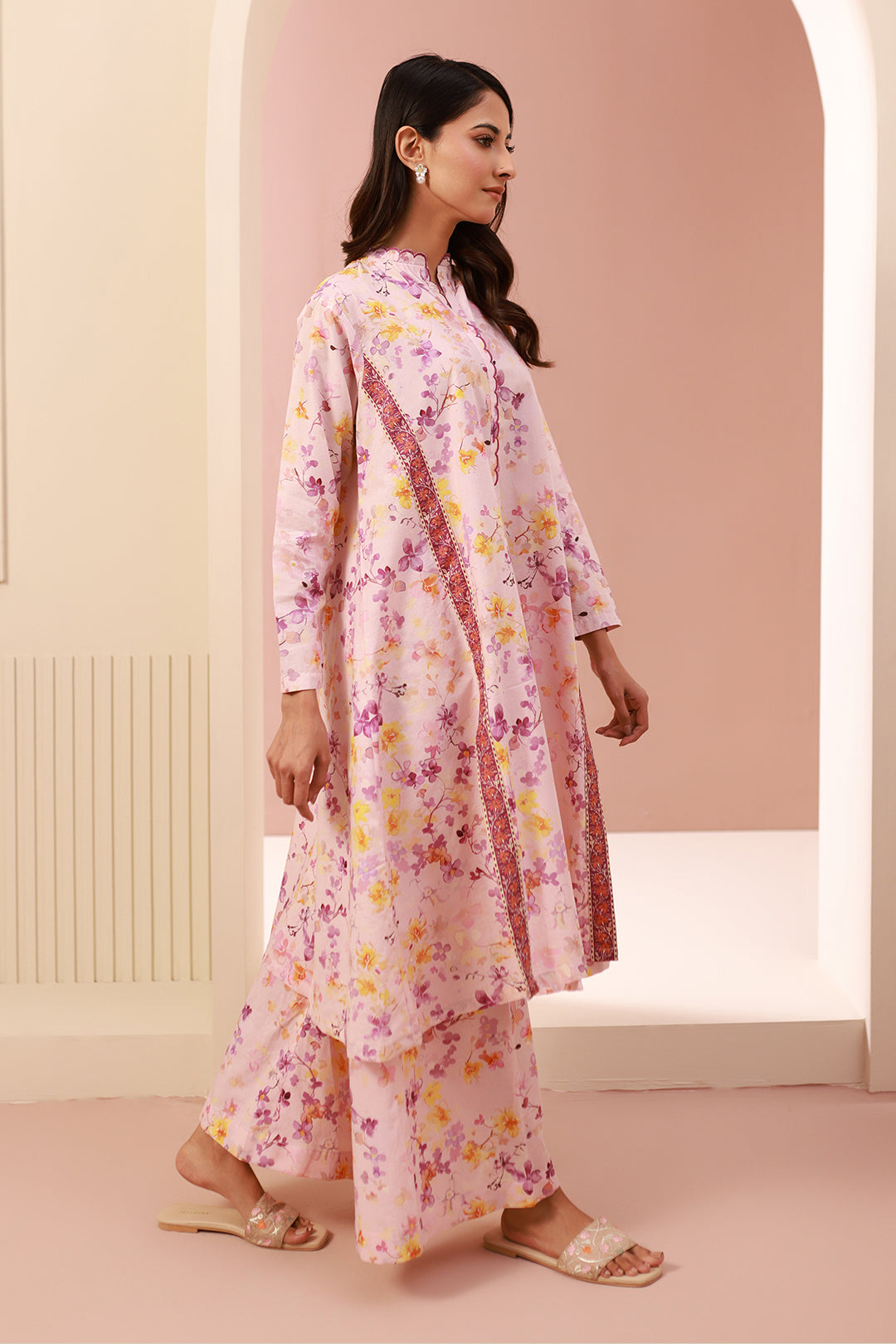 Zellbury | Unstitched 2 Piece Cambric | Shirt Shalwar - 0610 - by - Libasekhas UK - Registered Vendor of : Zellbury Women - 100% Original Designer Dresss