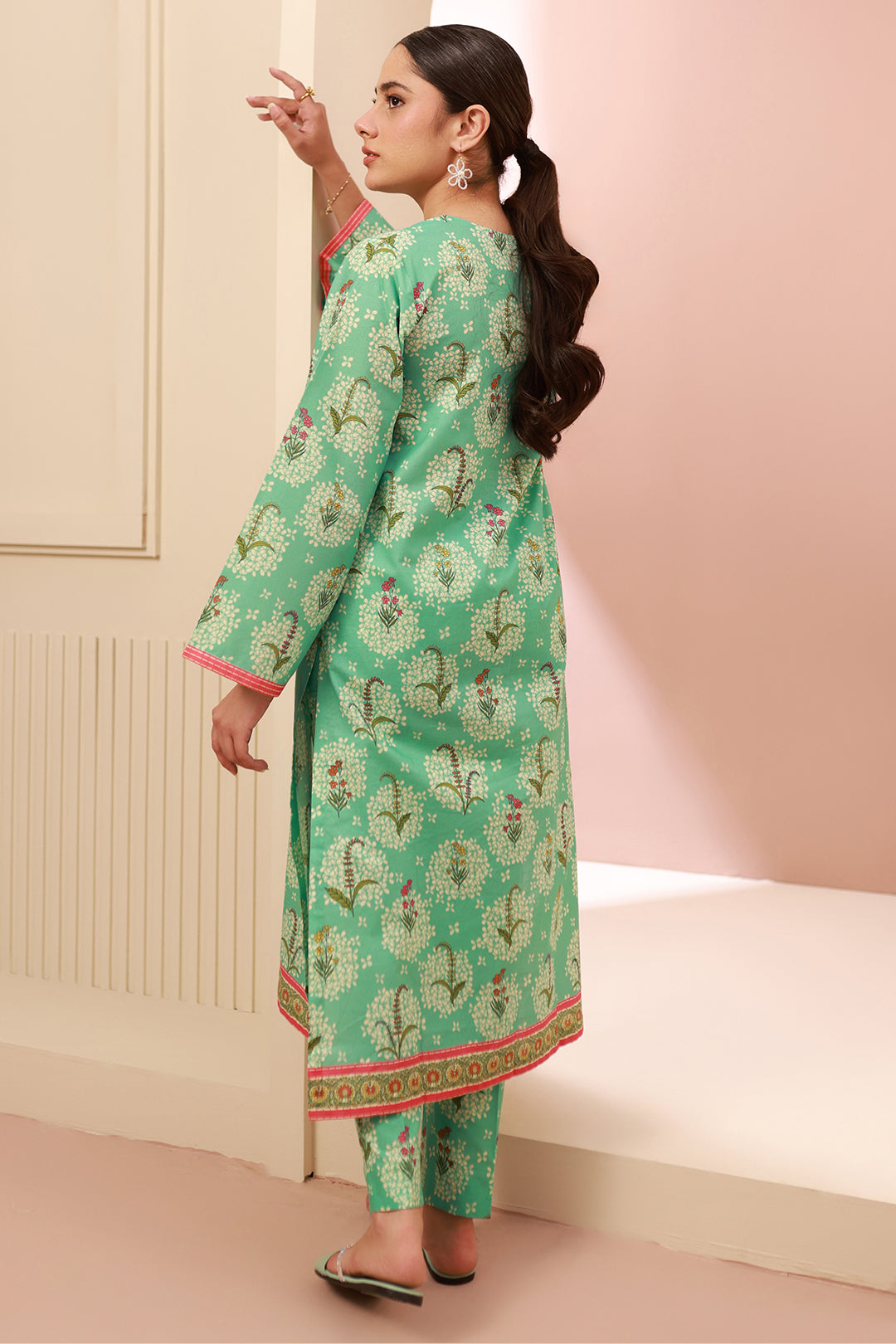 Zellbury | Unstitched 2 Piece Cambric | Shirt Shalwar - 0612 - by - Libasekhas UK - Registered Vendor of : Zellbury Women - 100% Original Designer Dresss