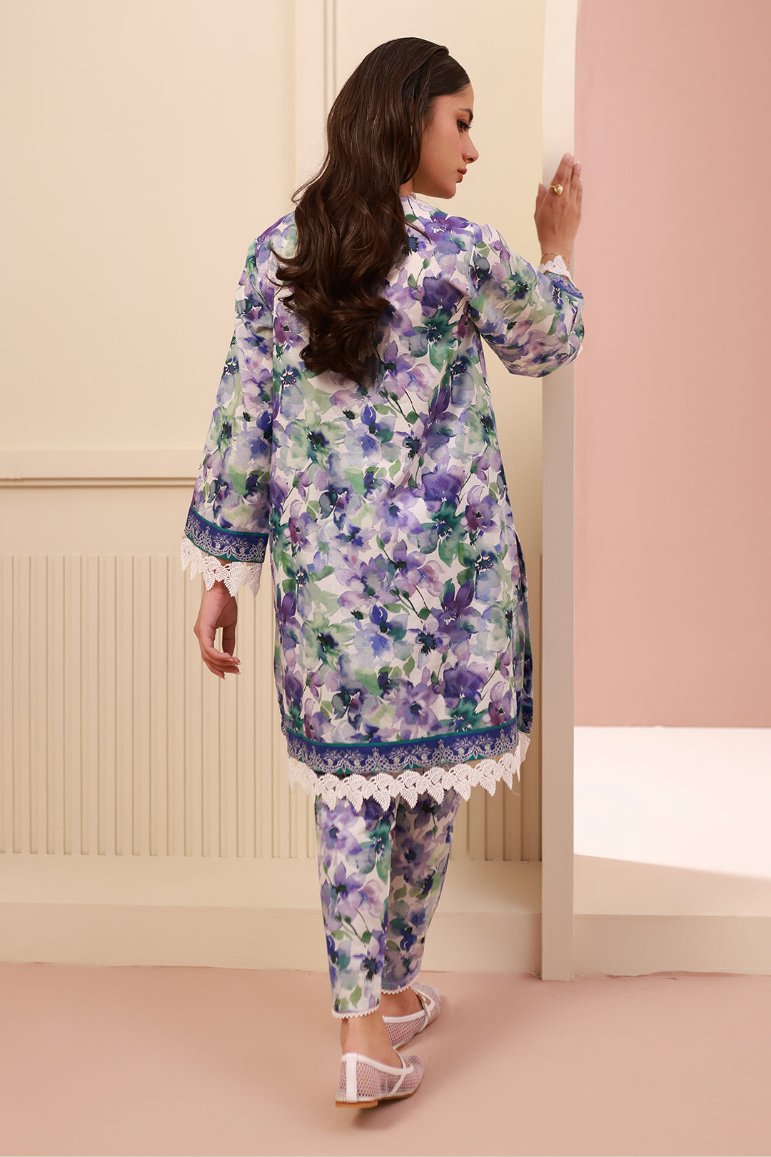 Zellbury | Unstitched 2 Piece Cambric | Shirt Shalwar - 0613 - by - Libasekhas UK - Registered Vendor of : Zellbury Women - 100% Original Designer Dresss